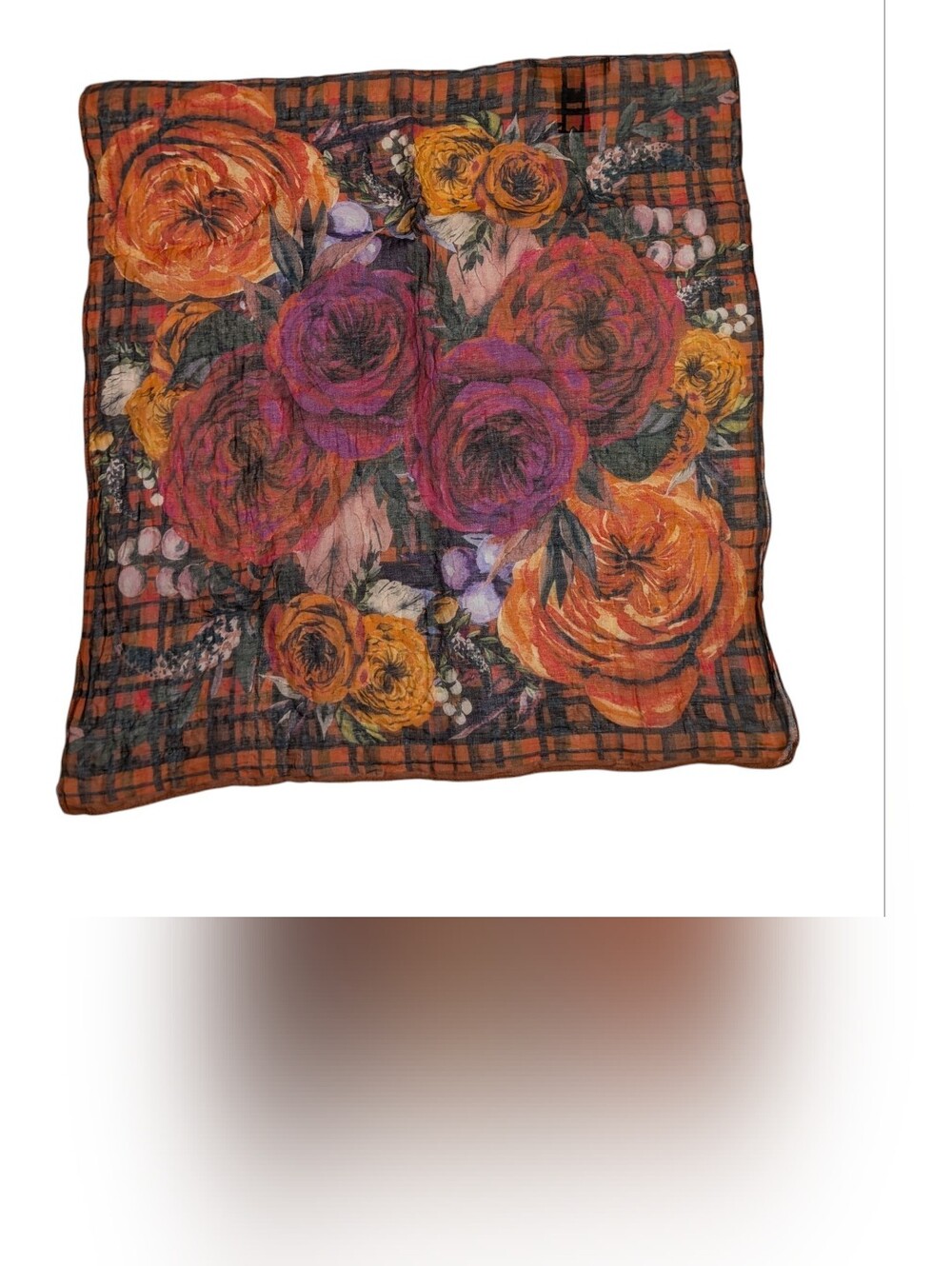 Peruvian Connection Floral Scarf Handkerchief